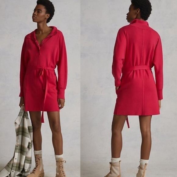 Daily Practice by Anthropologie Polo Knit Mini Dress - Picture 3 of 9